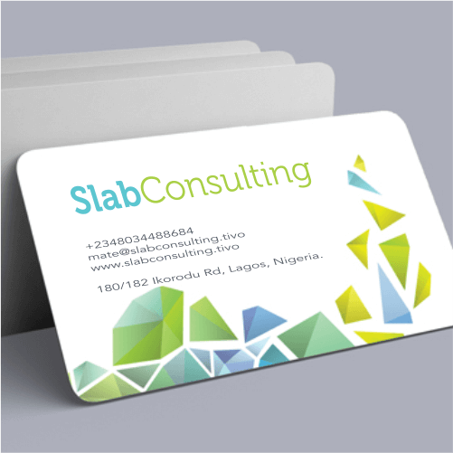 business card single-sided