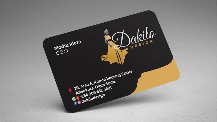 Business Card (Single Sided)